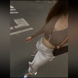 Zara cardigan with pearl buttons